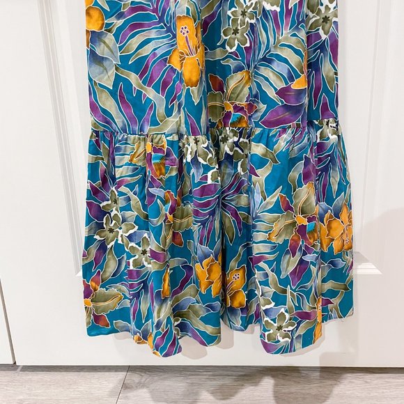 Hilo Hattie Hawaii Women's Multi Floral Maxi Dress - Picture 5 of 12